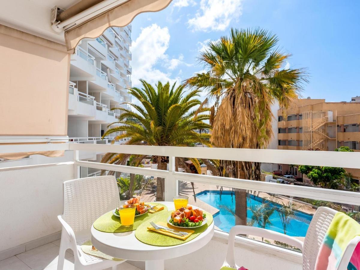 302 Modern, Light, Comfortable Studio With Swimming Pool Playa de las Americas  Luaran gambar