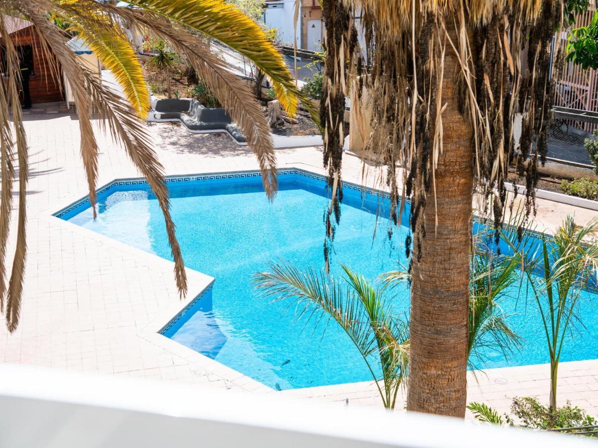 302 Modern, Light, Comfortable Studio With Swimming Pool Playa de las Americas  Luaran gambar