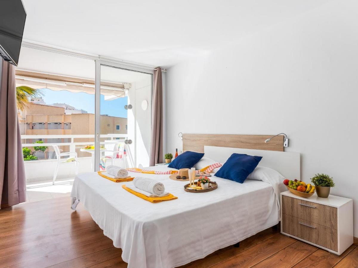 302 Modern, Light, Comfortable Studio With Swimming Pool Playa de las Americas  Luaran gambar